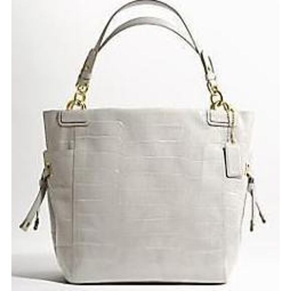 COACH 14503 PEYTON EMBOSSED EXOTICS TOTE--S$458 (500 - Picture 1 of 13
